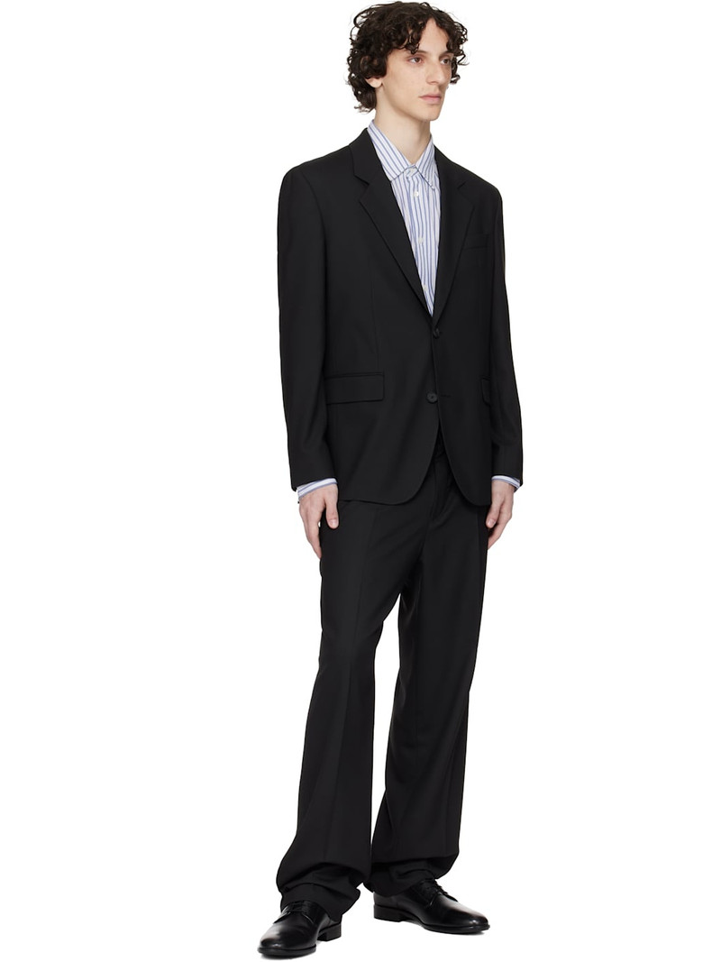 HUGO Black Cavalry Twill Blazer outlook