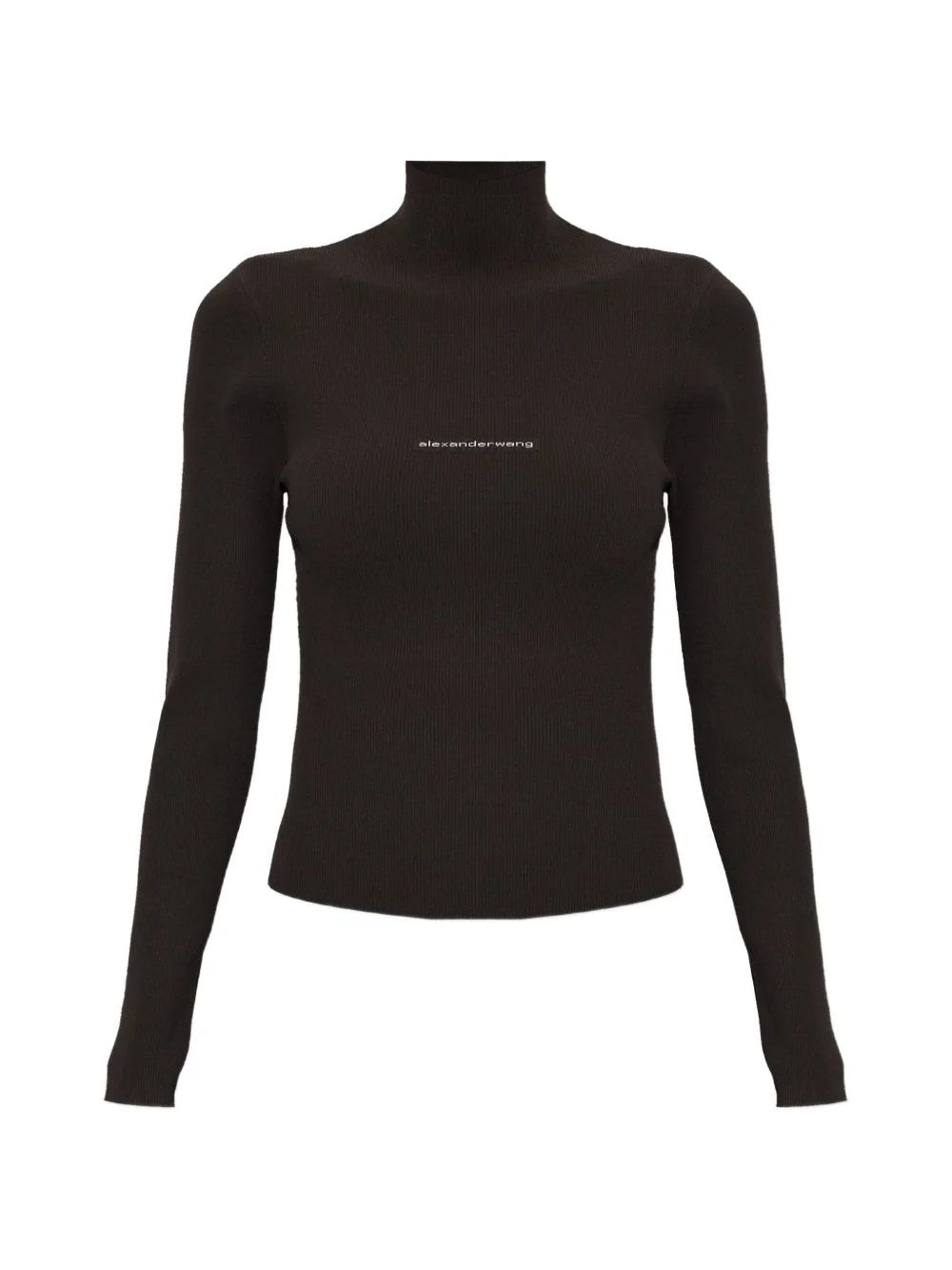 logo-print ribbed sweater - 1