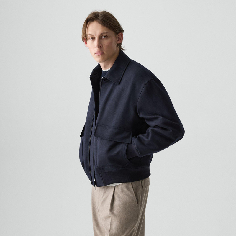 Modern Aviator Jacket in Dapper Wool 3