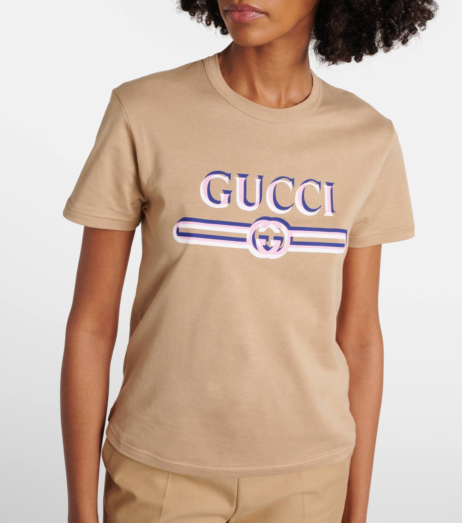 Logo cotton jersey T-shirt - 5