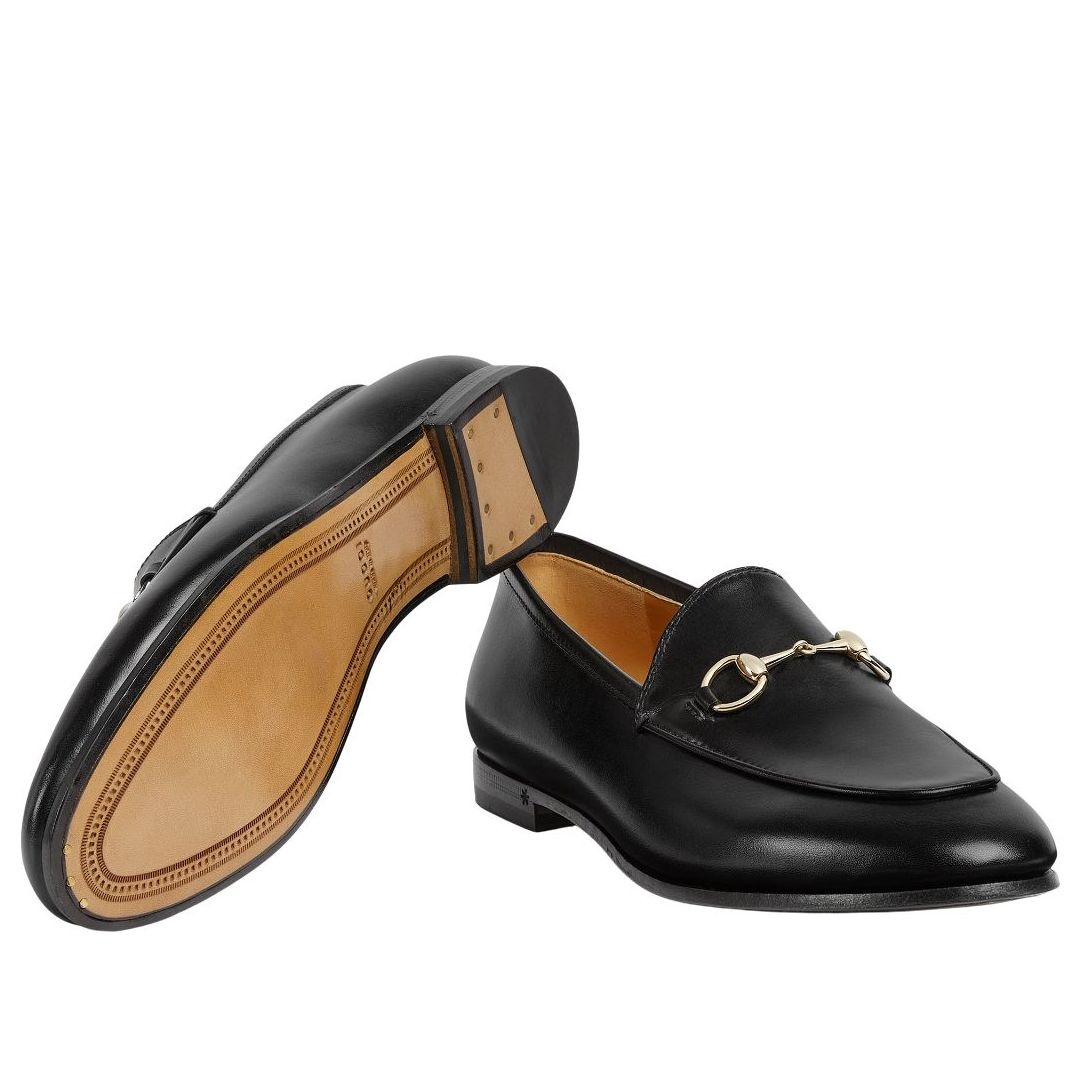 (WMNS) Gucci Jordaan Loafers 'Black' 786016-AADCW-1000 - 3