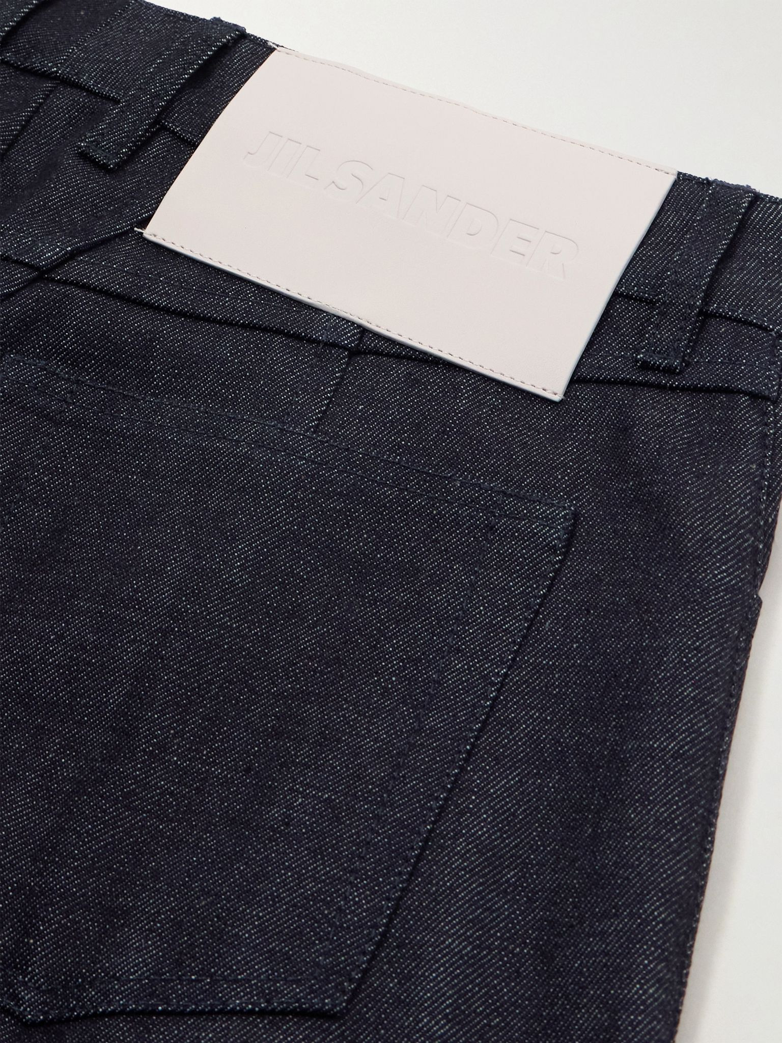 Mid-rise barrel-leg jeans Dark denim - 6