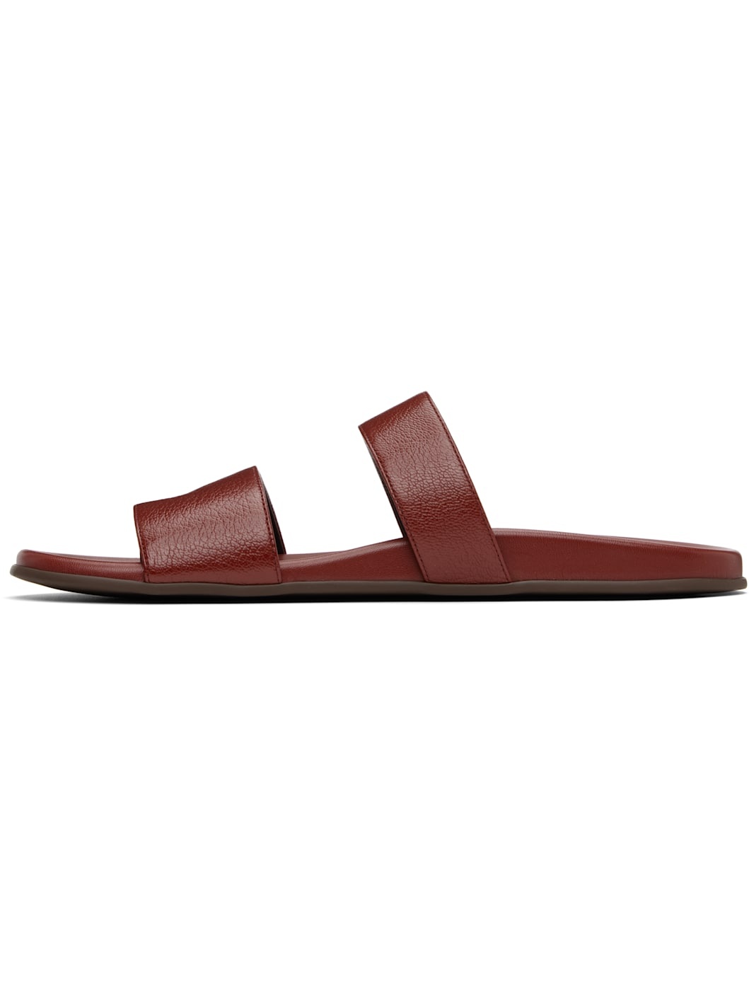 Burgundy Hugh Sandals - 3