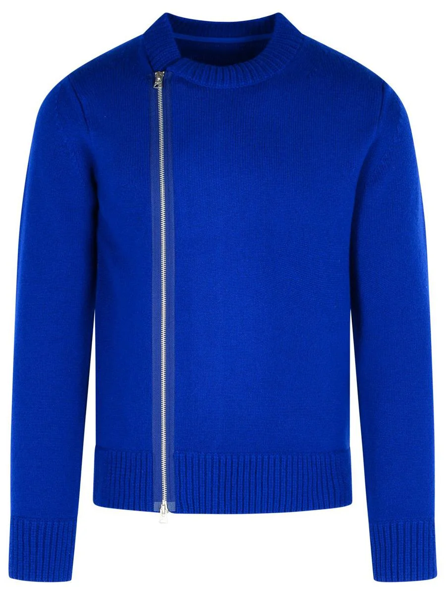 Sacai Blue Wool Sweater - 1
