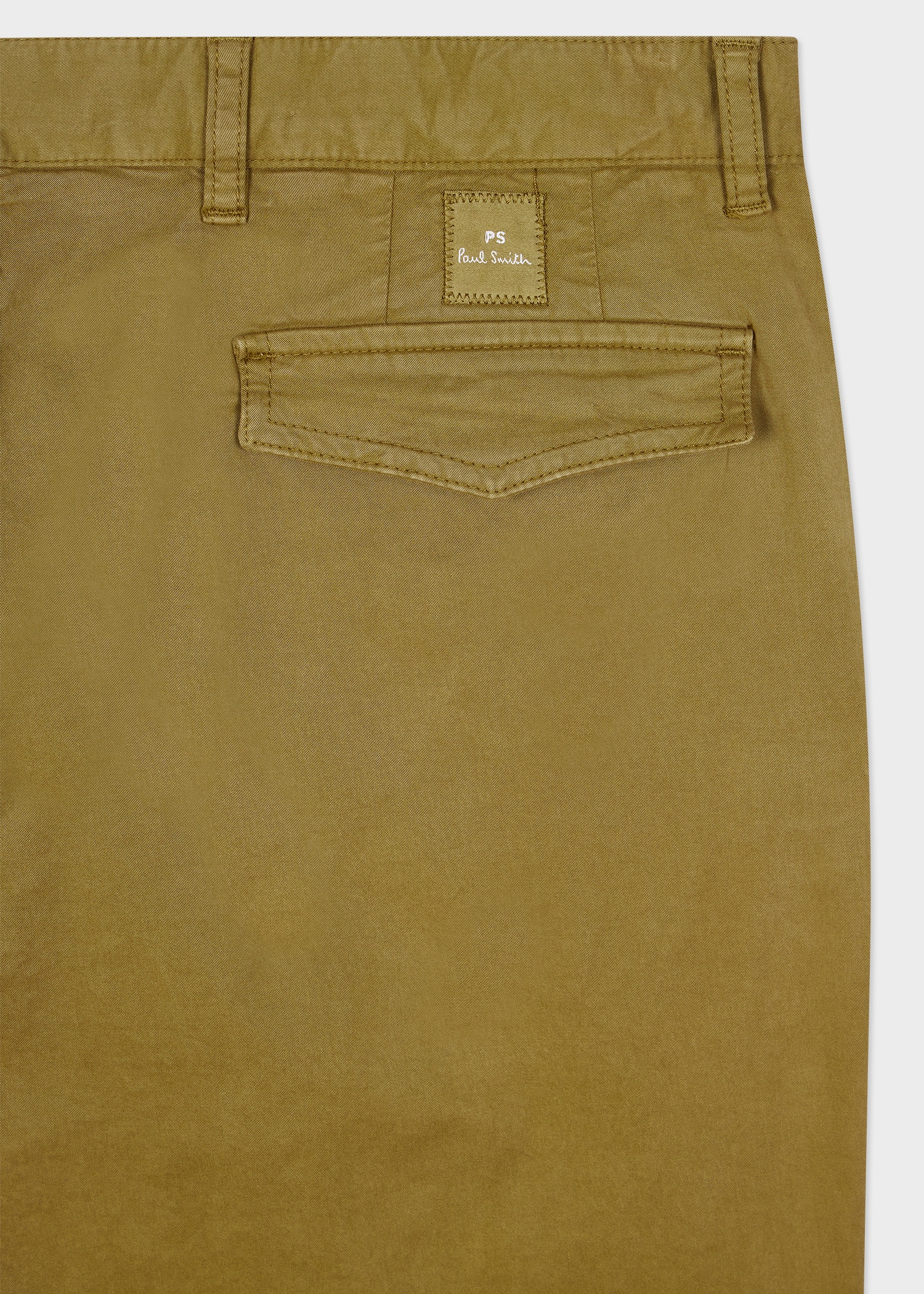 Tapered-Fit Light Khaki Stretch-Cotton Chinos - 2