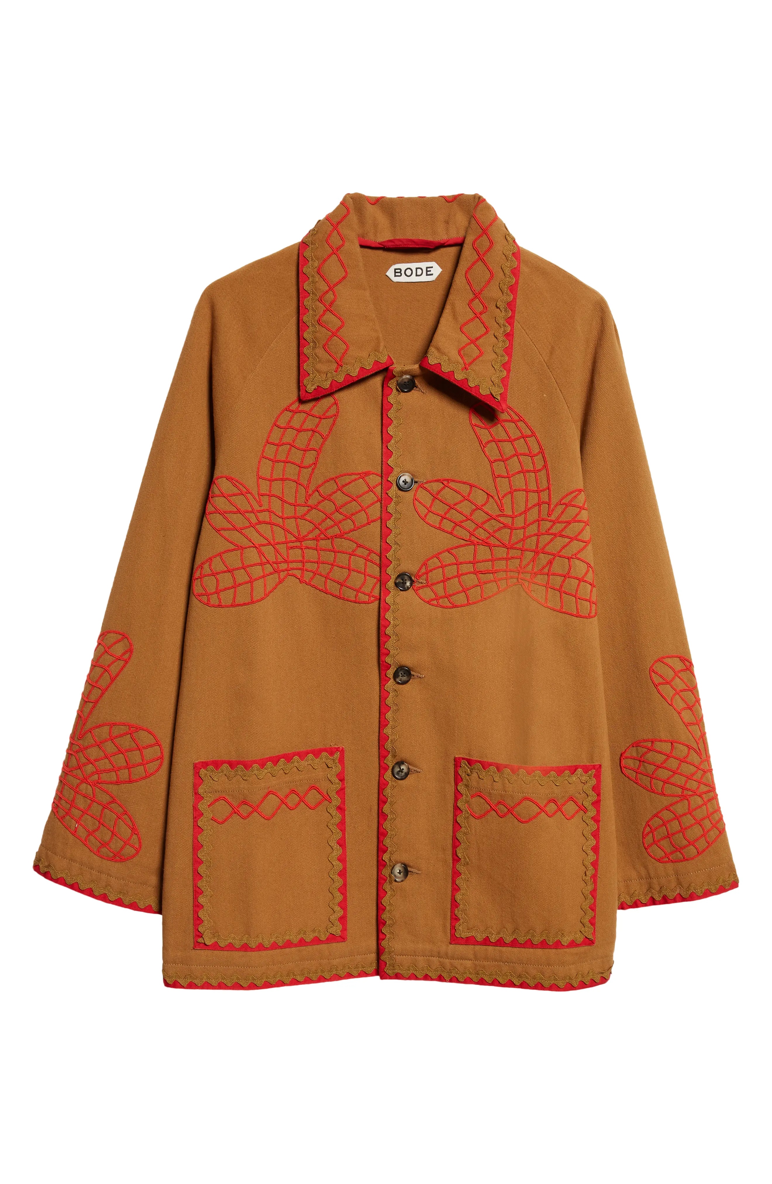 Maple Embroidered Field Coat - 6