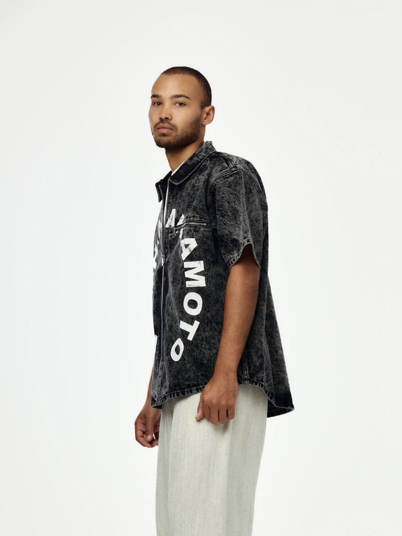 #7 MOTO FULL ZIP (WASHED BLACK) 2