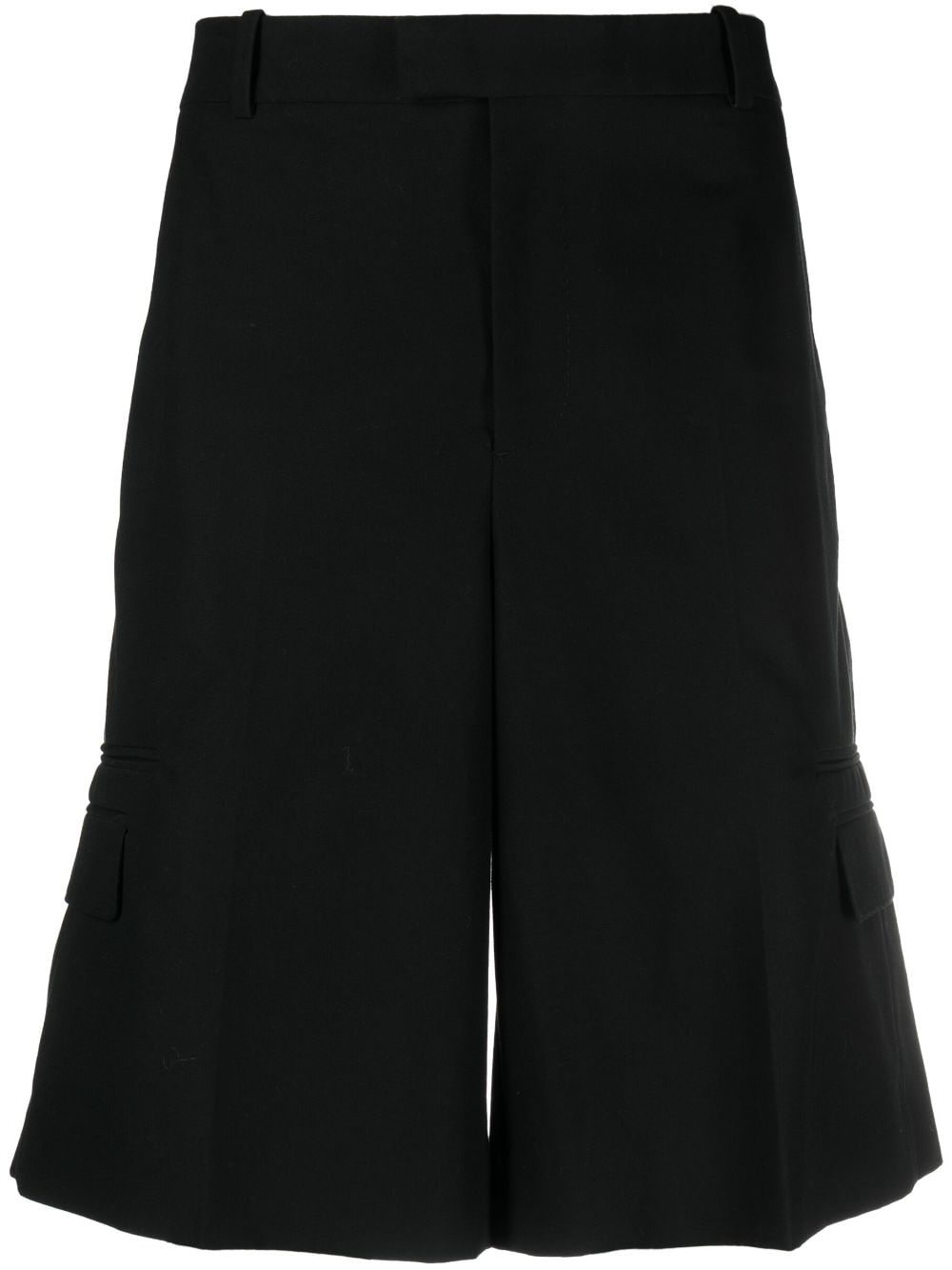 tailored cotton shorts - 1