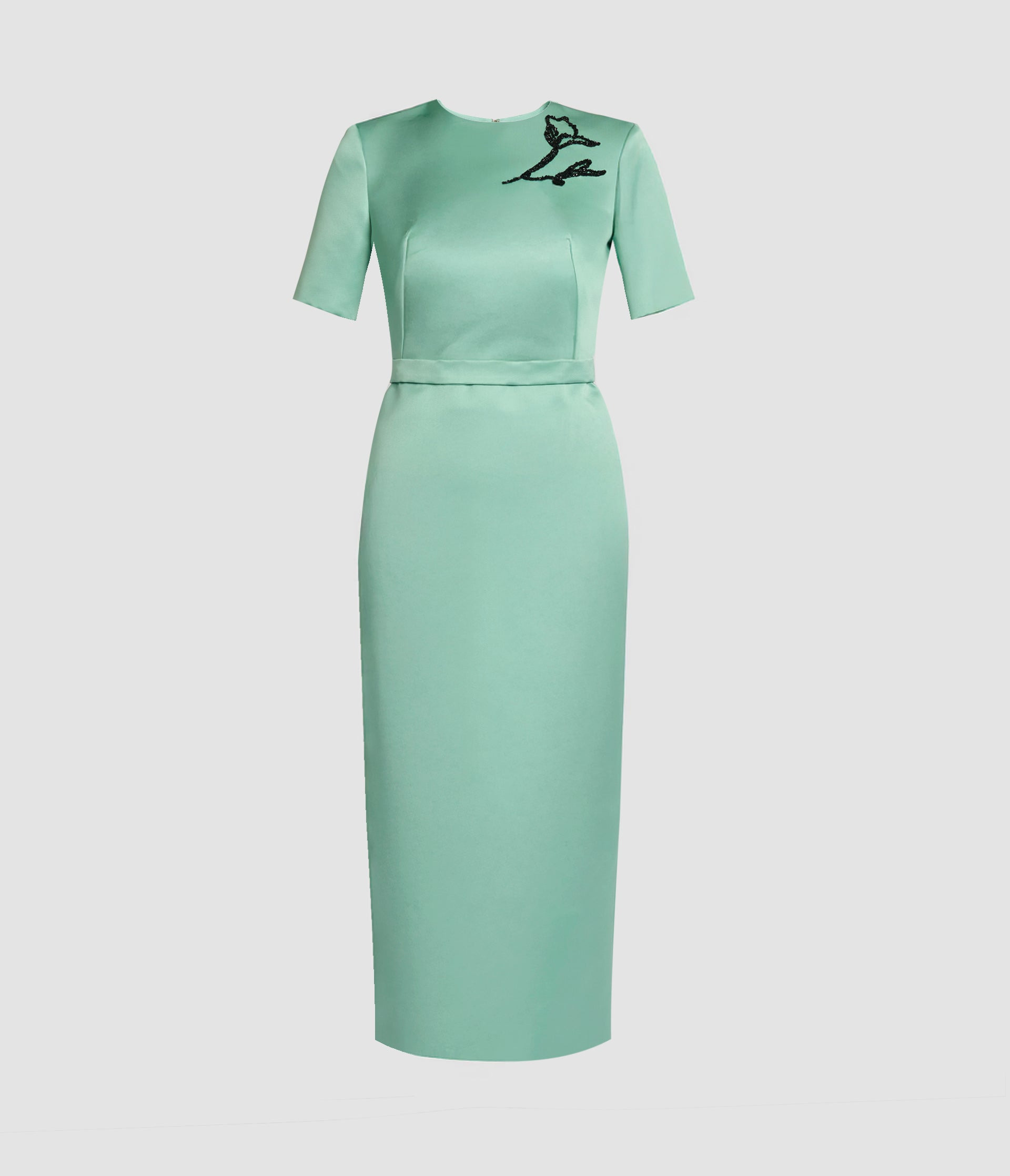 SHORT SLEEVE COCKTAIL DRESS - 2