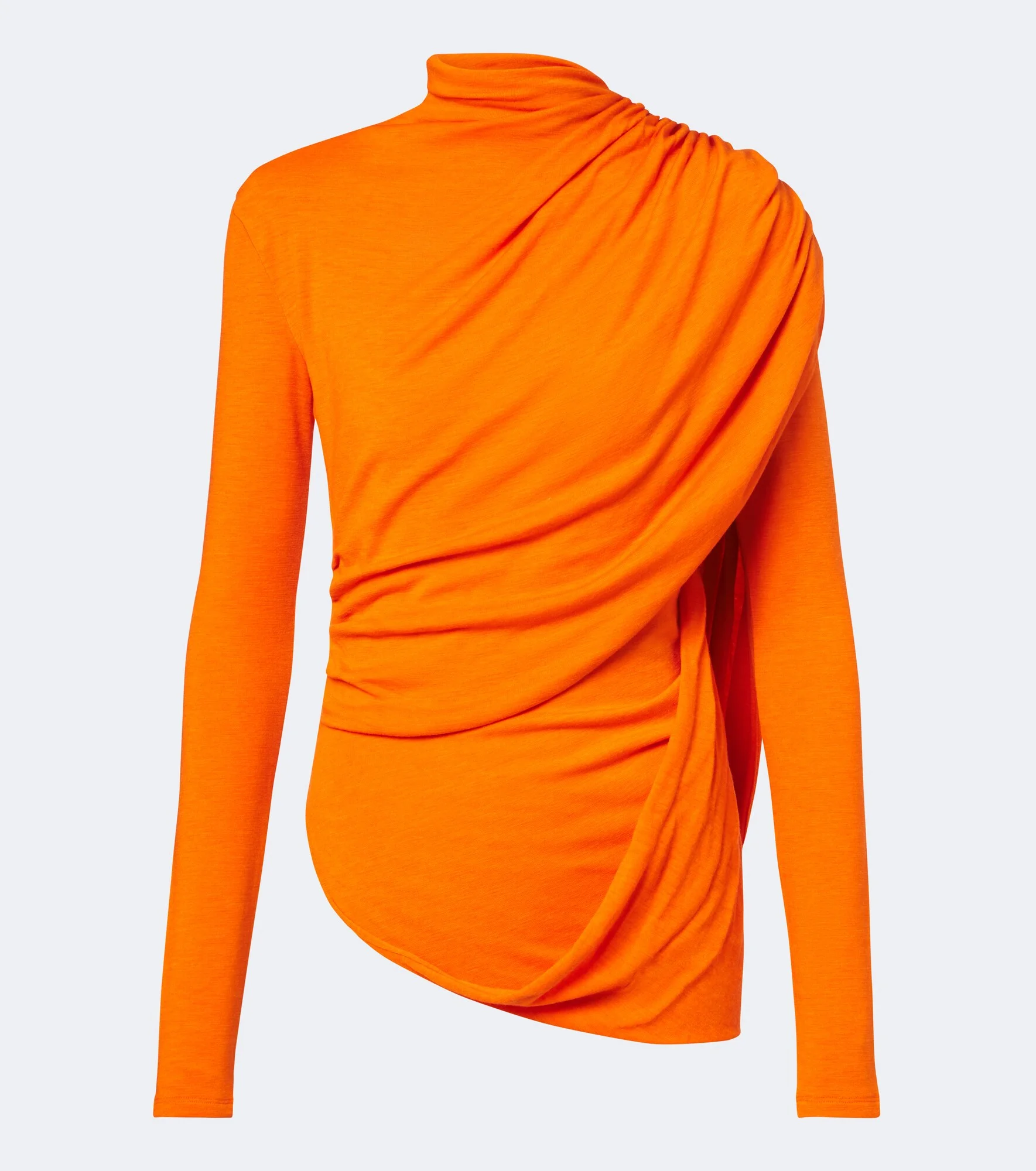 Caped wool-blend top - 1