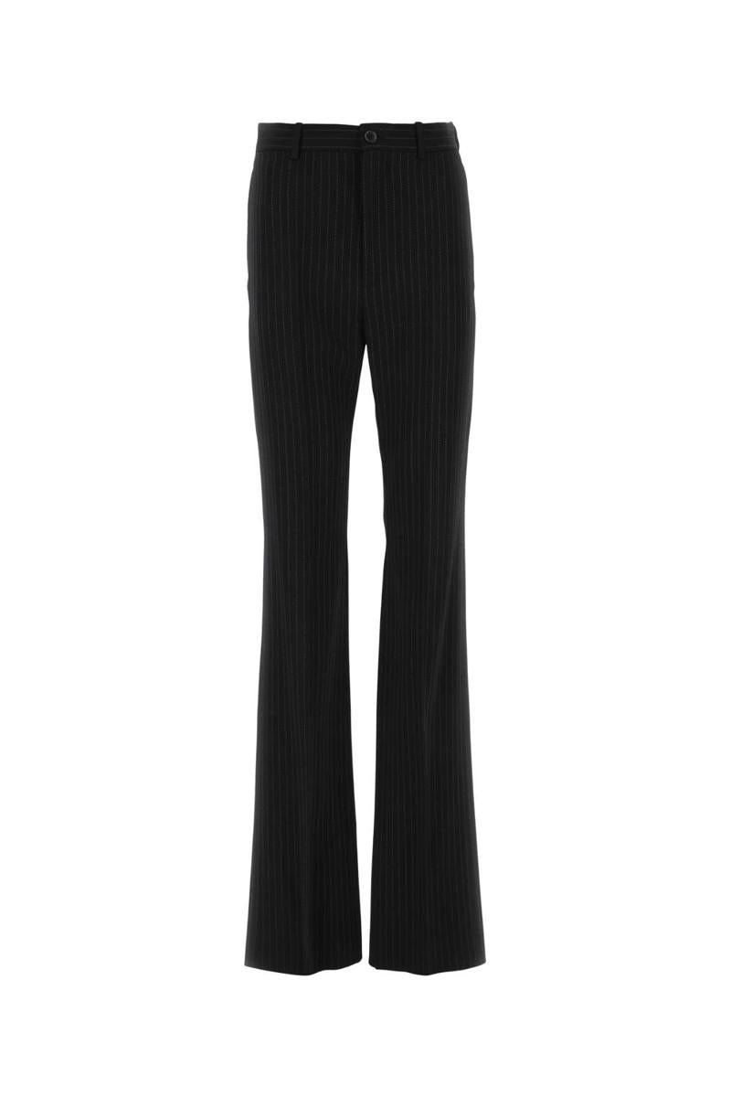 パンツ BALENCIAGA Embroidered stretch wool pant (725513TNT36 1070) Balenciaga Embroidered Stretch Wool Pant | italist