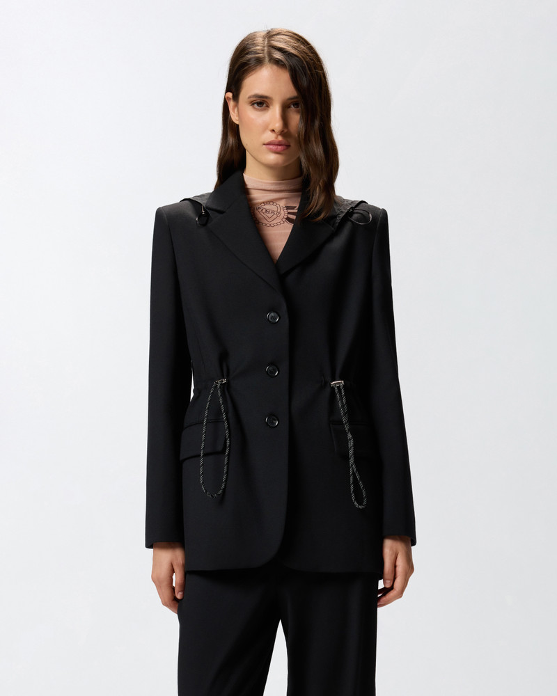 PINKO HOODED JACKET WITH DRAWSTRING outlook