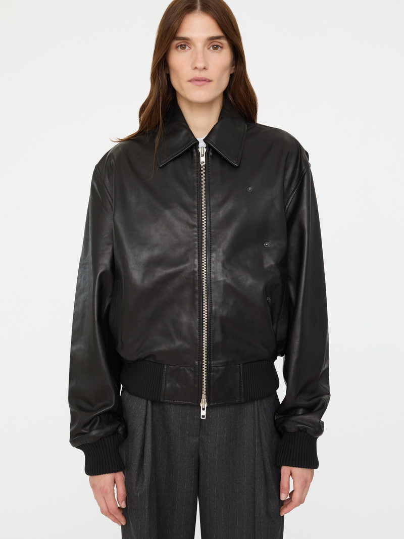 Leather Flight Bomber 1