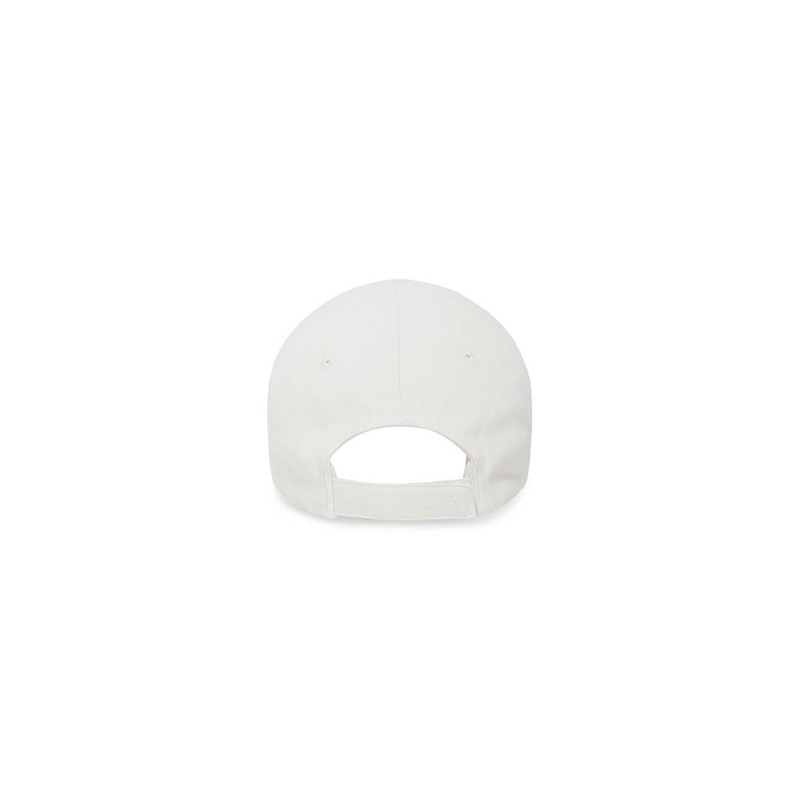 BALENCIAGA Men's Gaffer Cap in Off White outlook