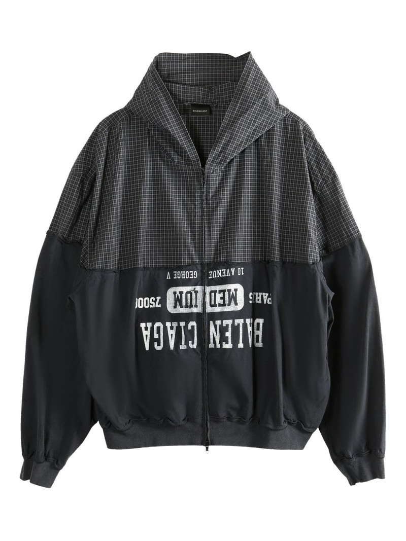 check panelled shirt 1