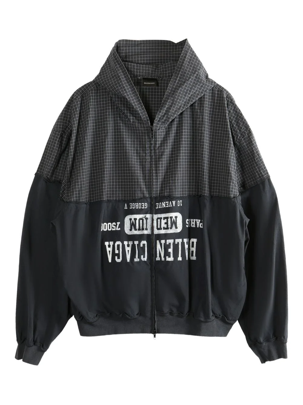 check panelled shirt - 1