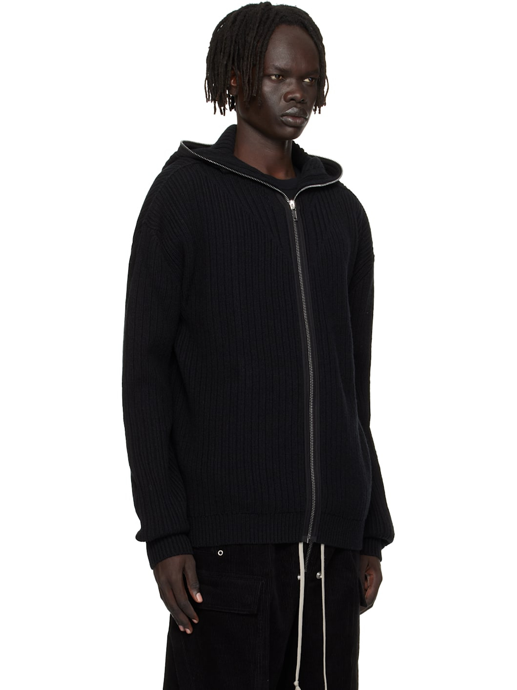 Black Concordians Zipped Hoodie - 2
