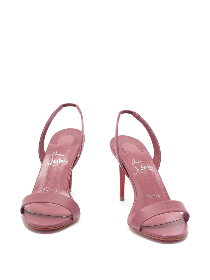 Christian Louboutin strap leather sandals outlook