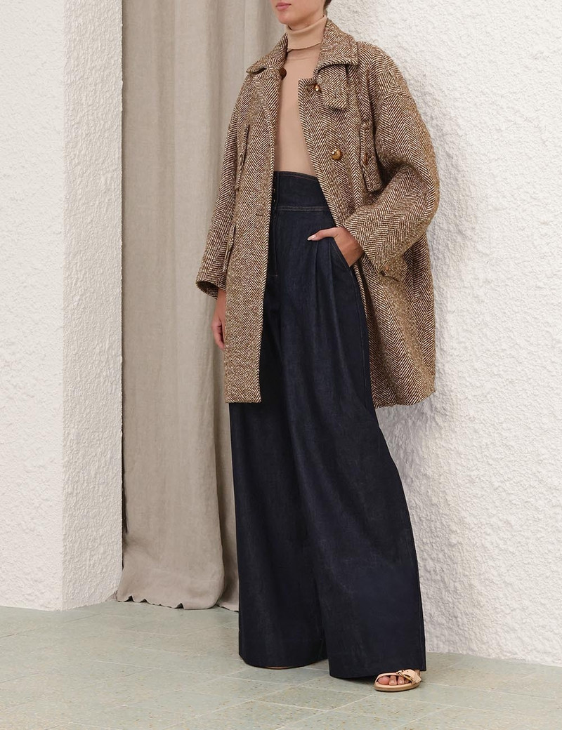 REBELLION HERRINGBONE COAT 3