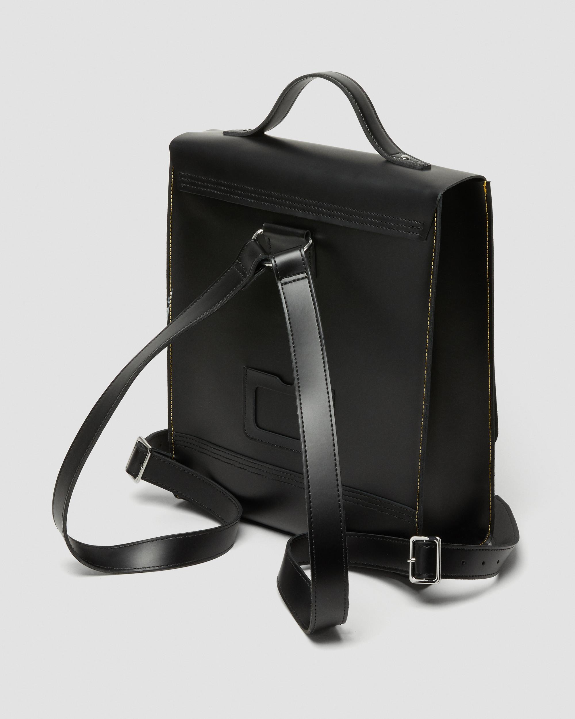 Leather Box Backpack - 8