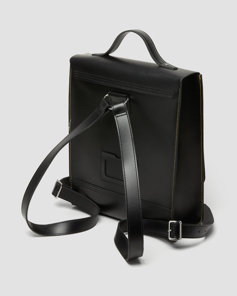 Leather Box Backpack 8