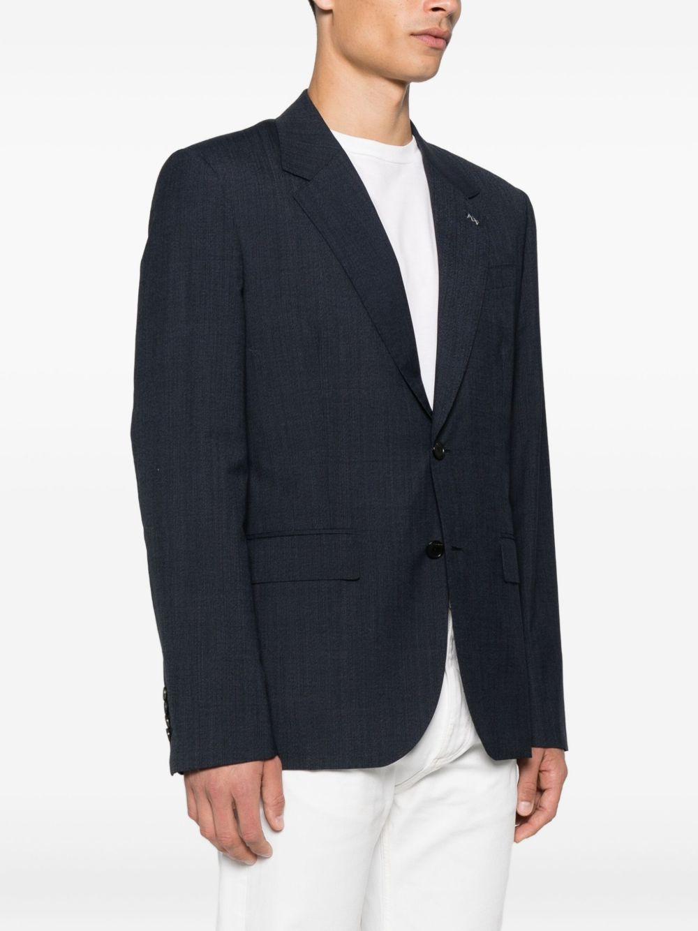 wool blazer - 3