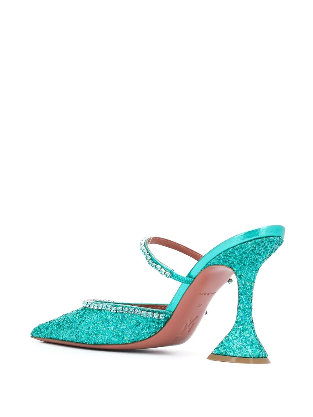 105mm Gilda glitter mules - 3