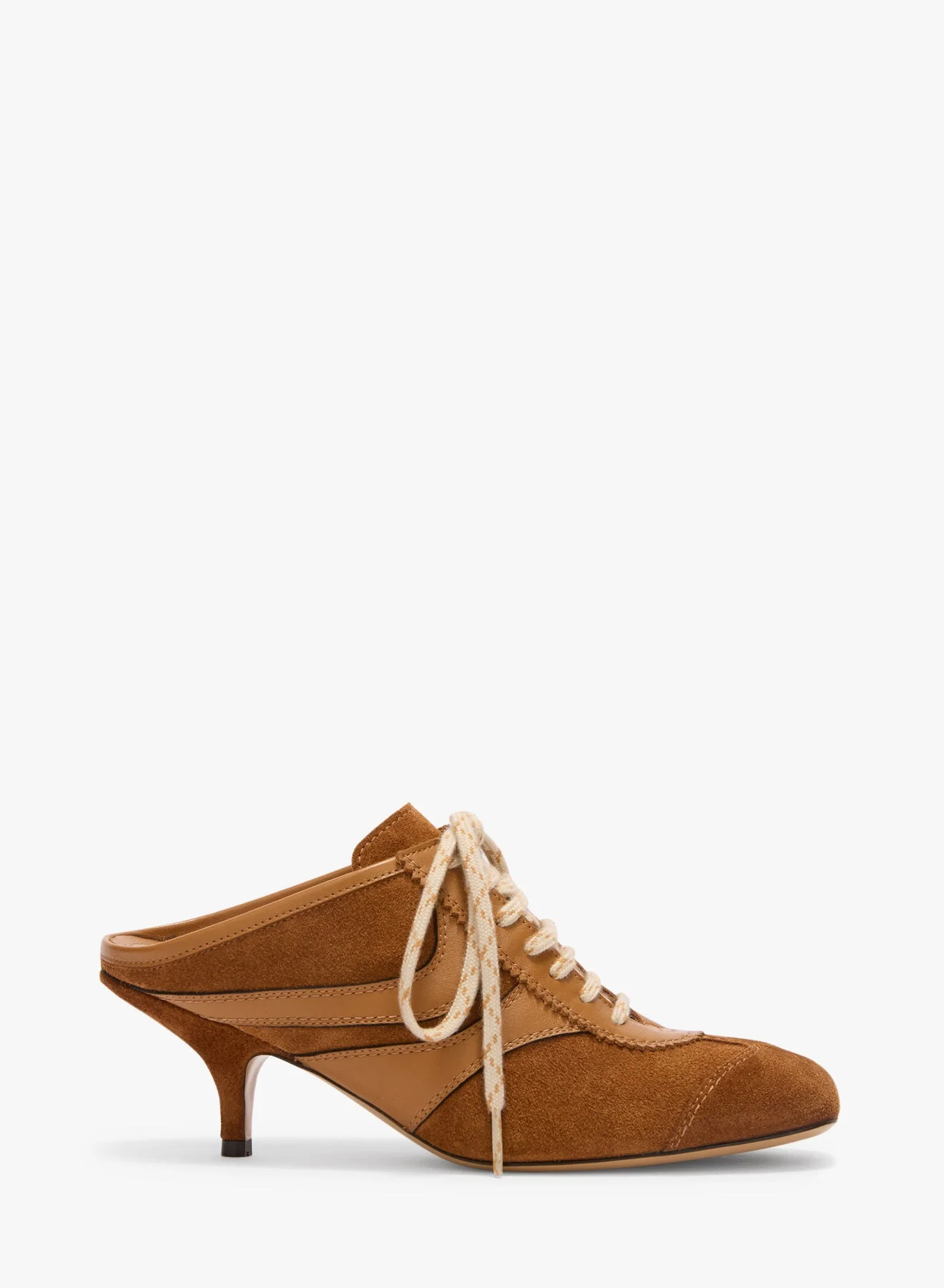 HEELED SUEDE SNEAKERS - 1