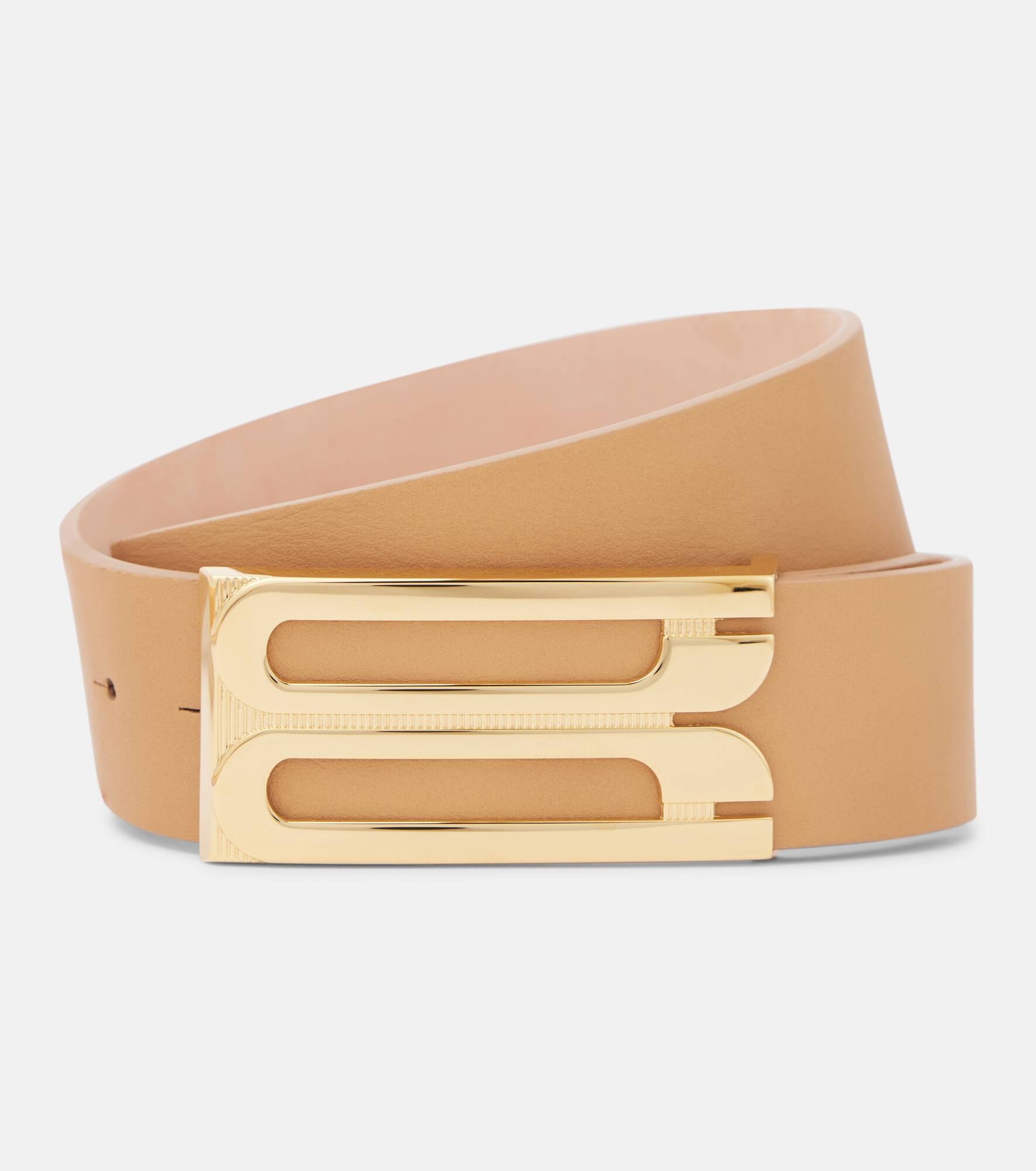Jumbo Frame leather belt - 1