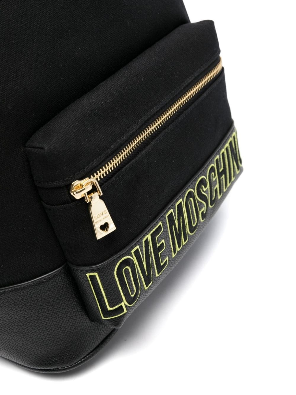 logo-embroidered backpack - 3