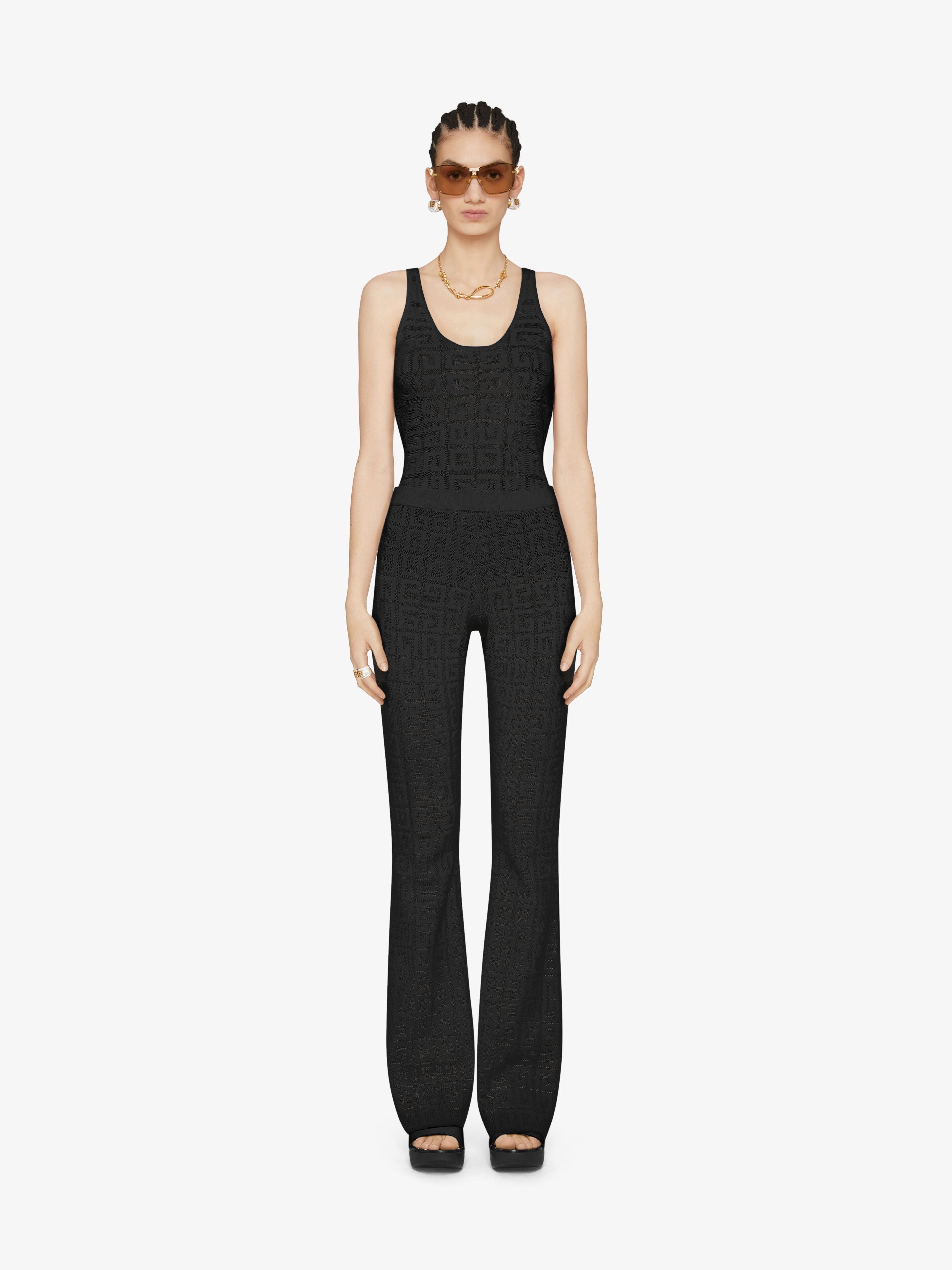 Givenchy FLARE PANTS IN 4G JACQUARD | REVERSIBLE