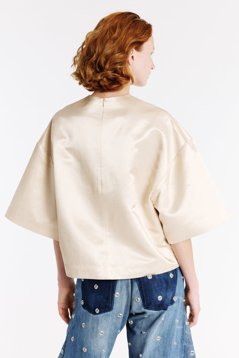 BOILED EGG SATIN TOP PEACH 3