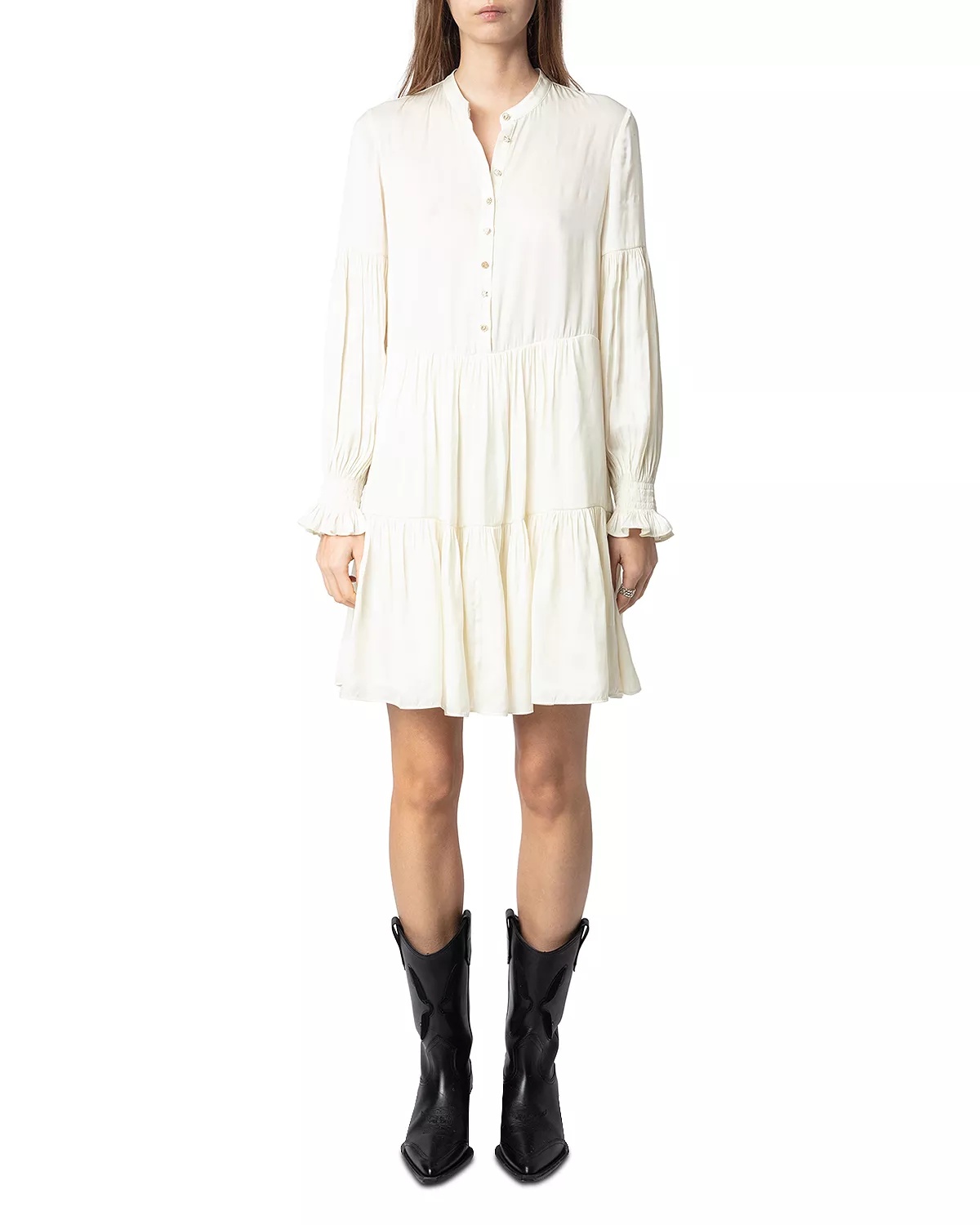 Randy Satin Mini Dress - 2