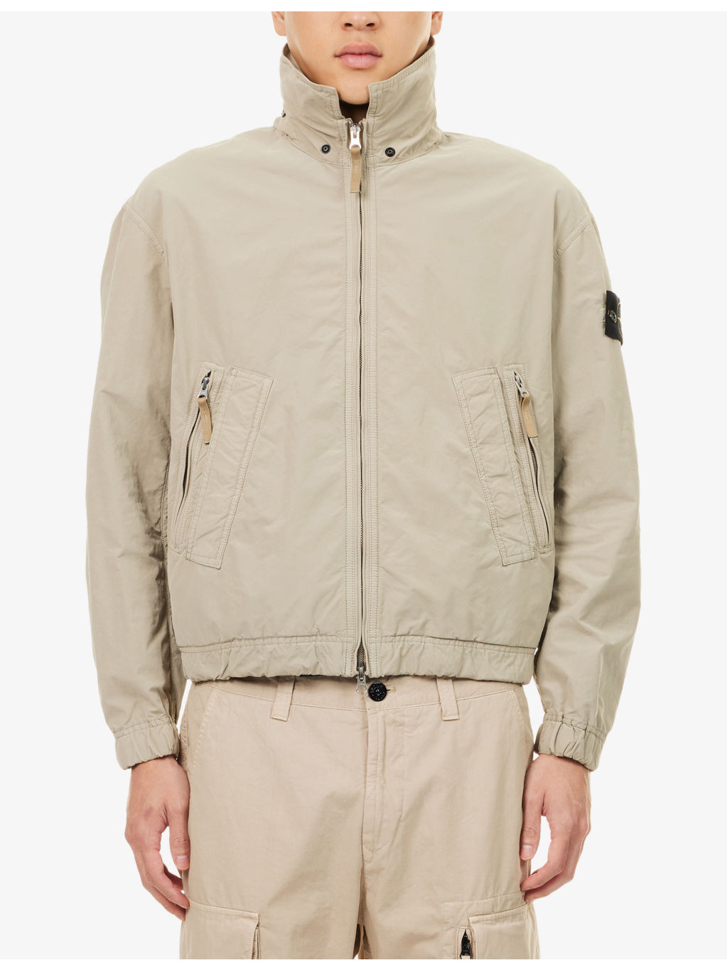 David Light Logo-Badge Woven Jacket - 3