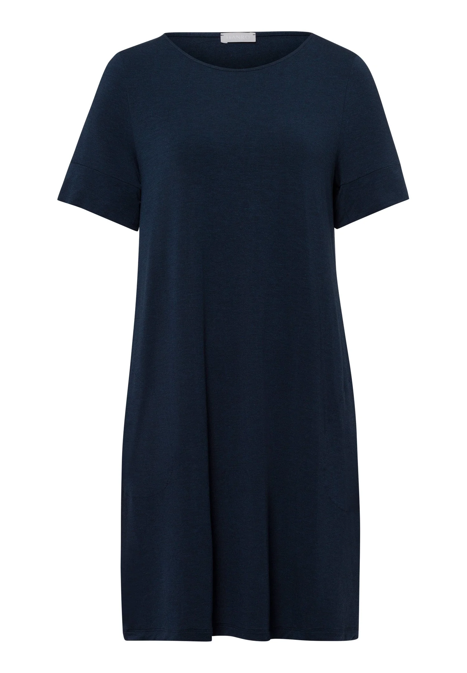 Natural Elegance Soft Round Neck Nightgown - 1