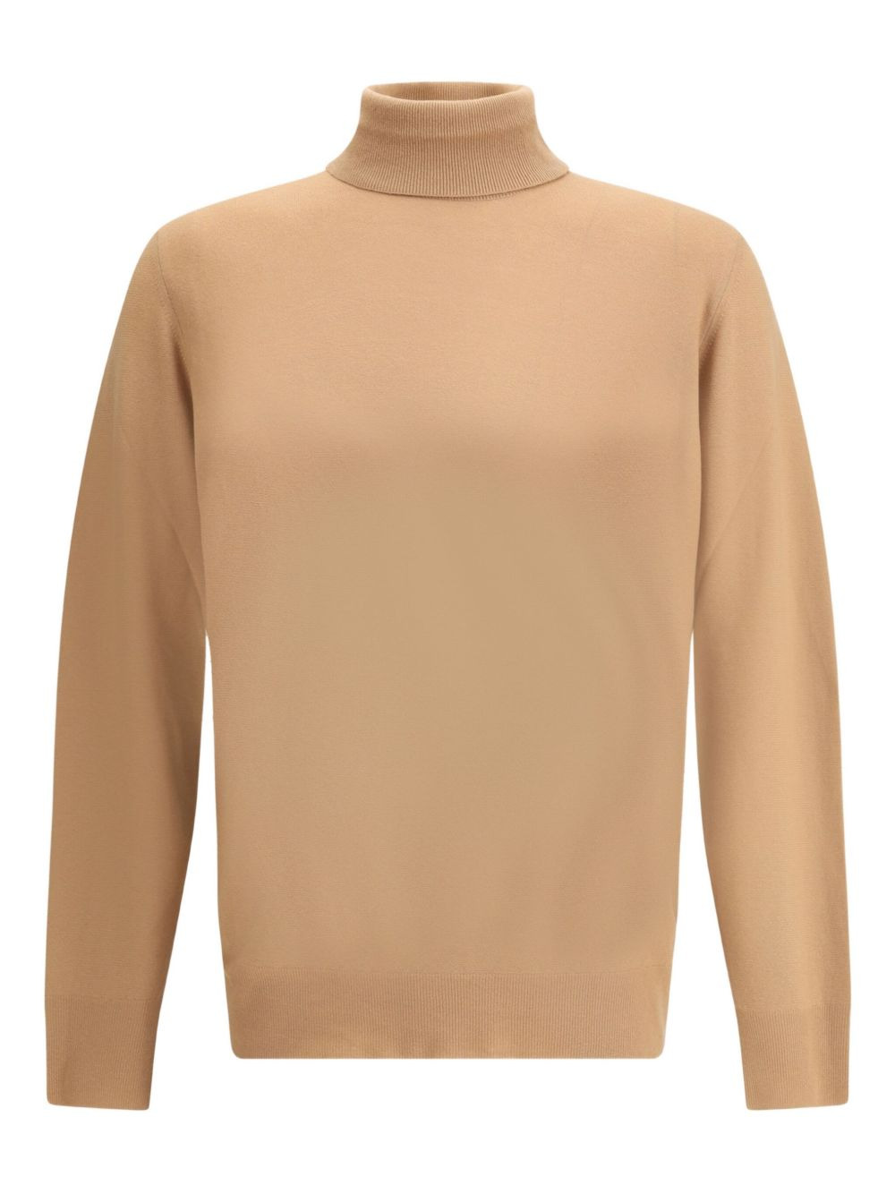 turtleneck ribbed-cuff sweater - 1