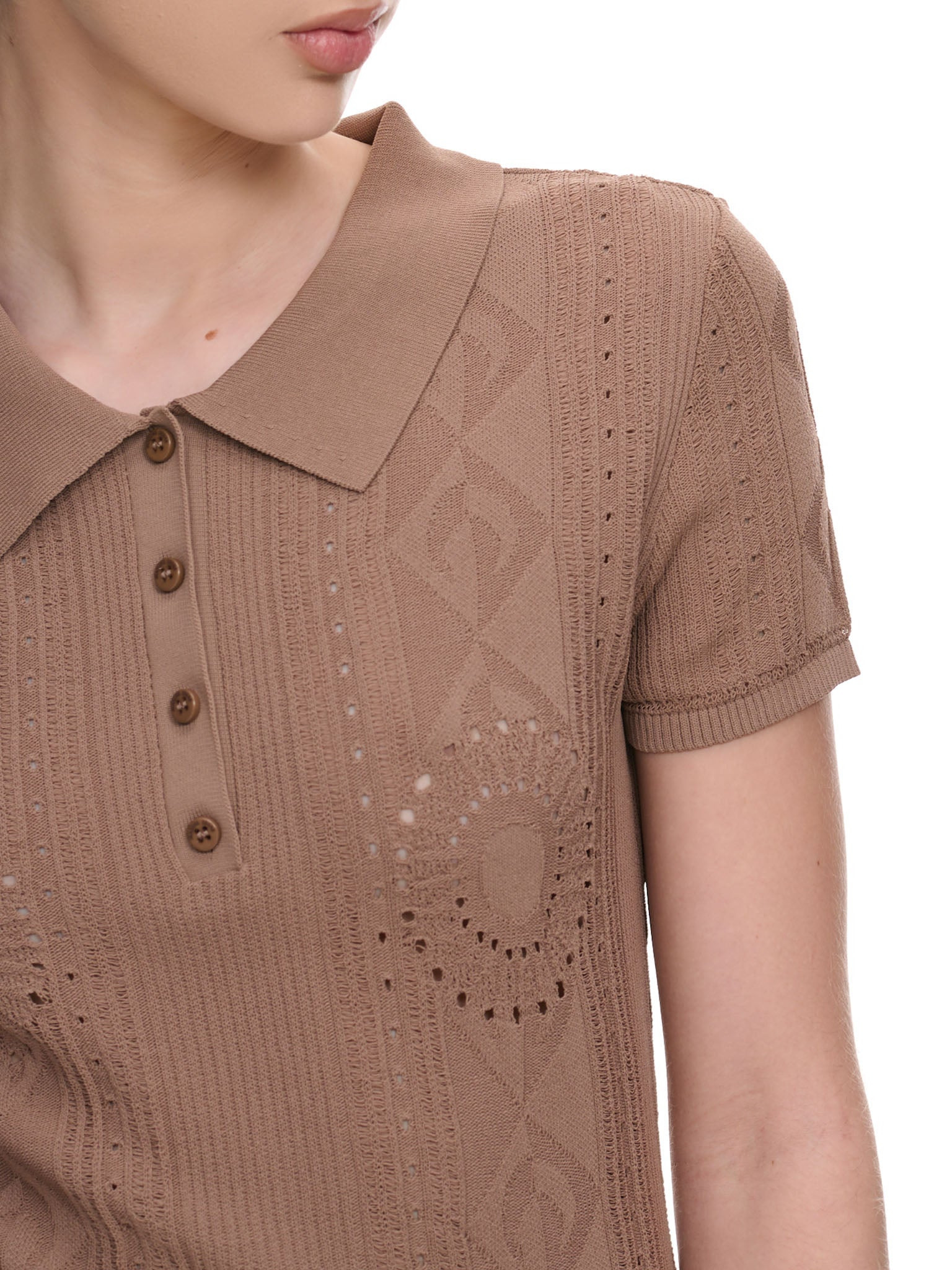 Pointelle Tennis Court Dress - 5