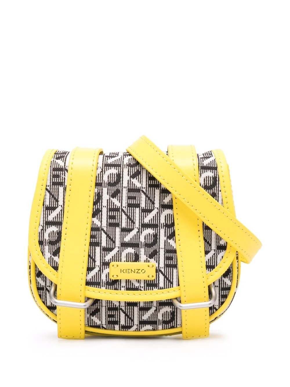 monogram-pattern print crossbody bag - 6