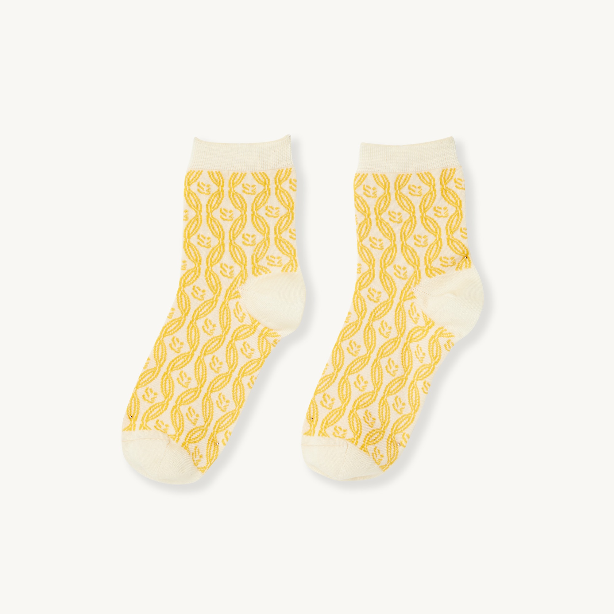 Double S jacquard socks - 1