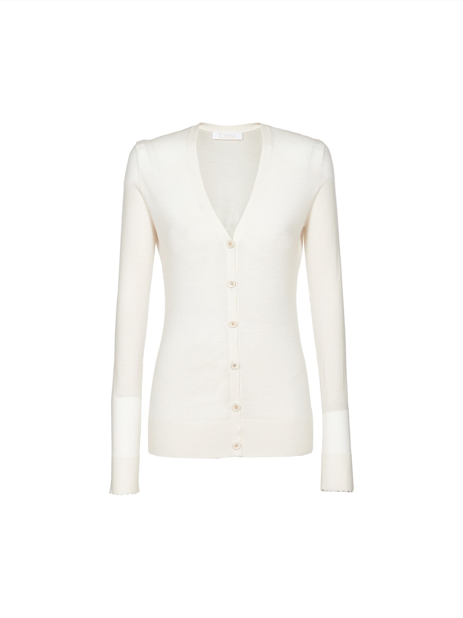 SCALLOPED CARDIGAN - 1