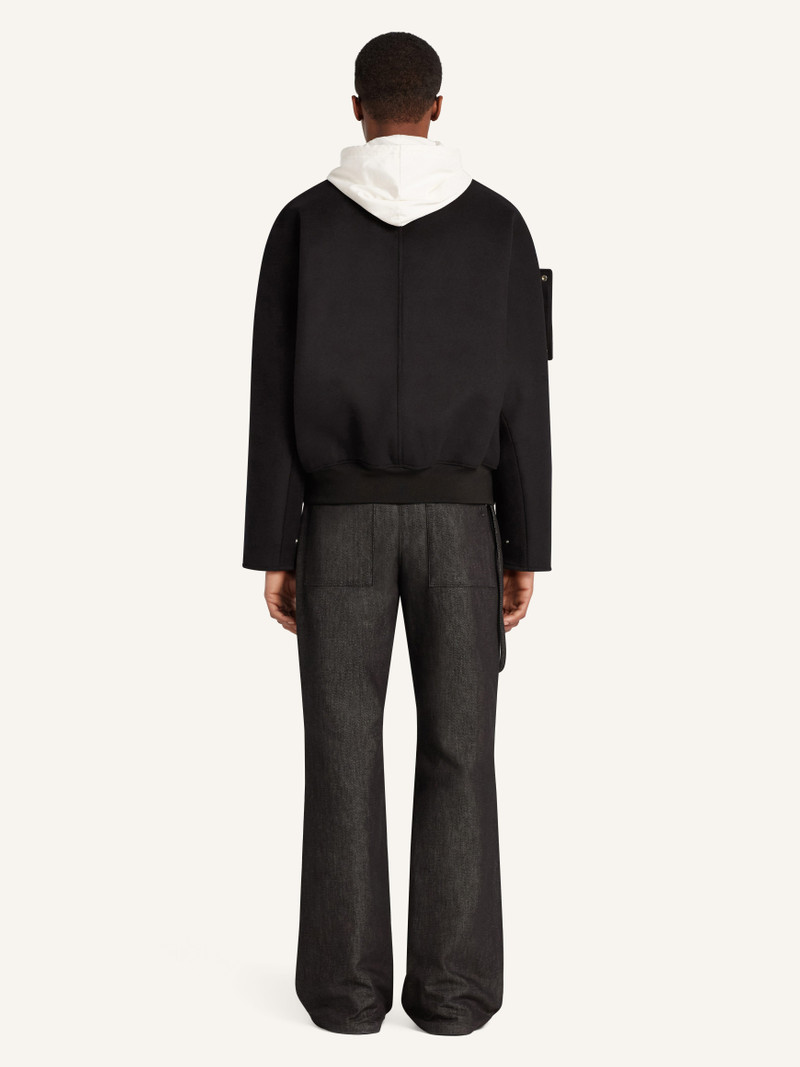 EMBROIDERED WOOL BOMBER JACKET 5