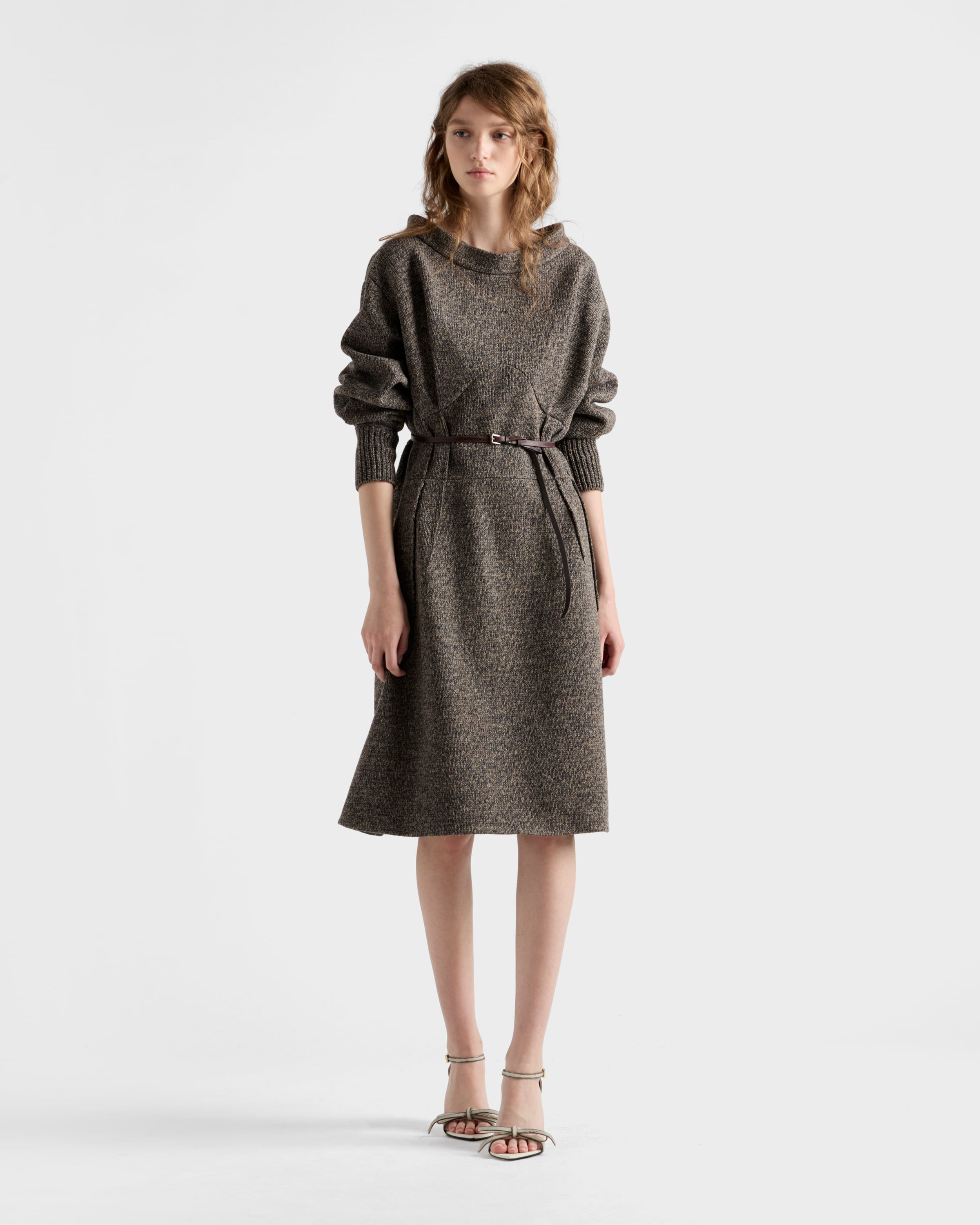 Mouliné wool dress - 2