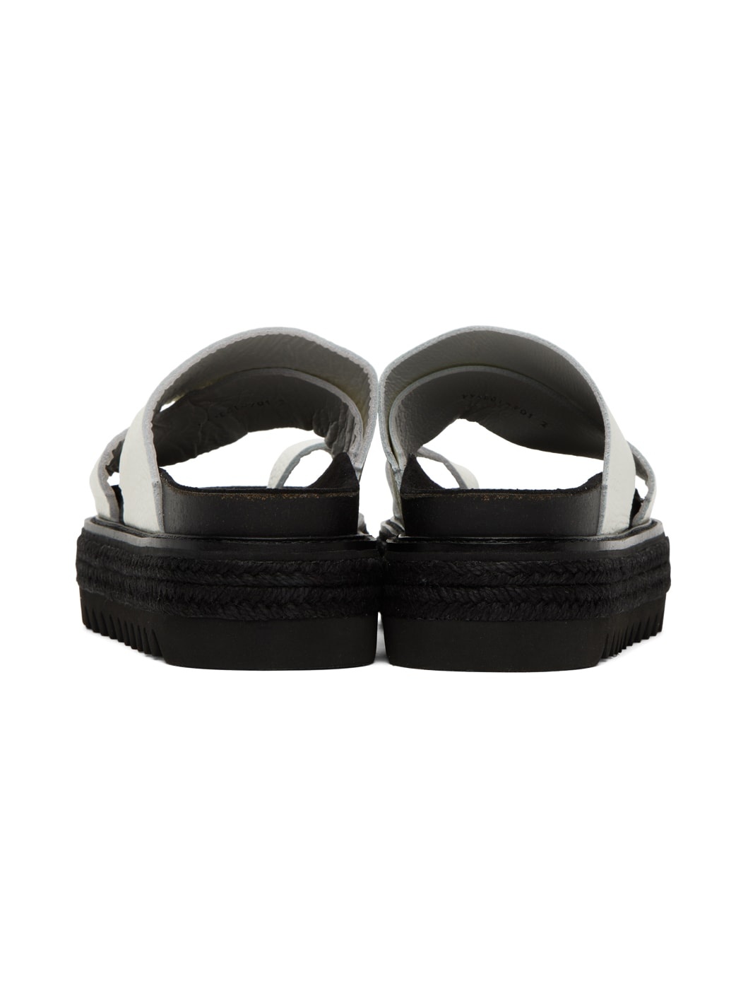 White Thong Sandals - 2