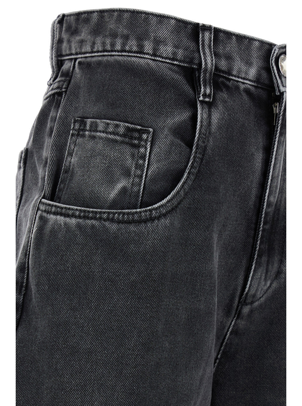 Maison Margiela Women Black Five-Pocket Style Jeans With Rips In Cotton Denim Woman - 3