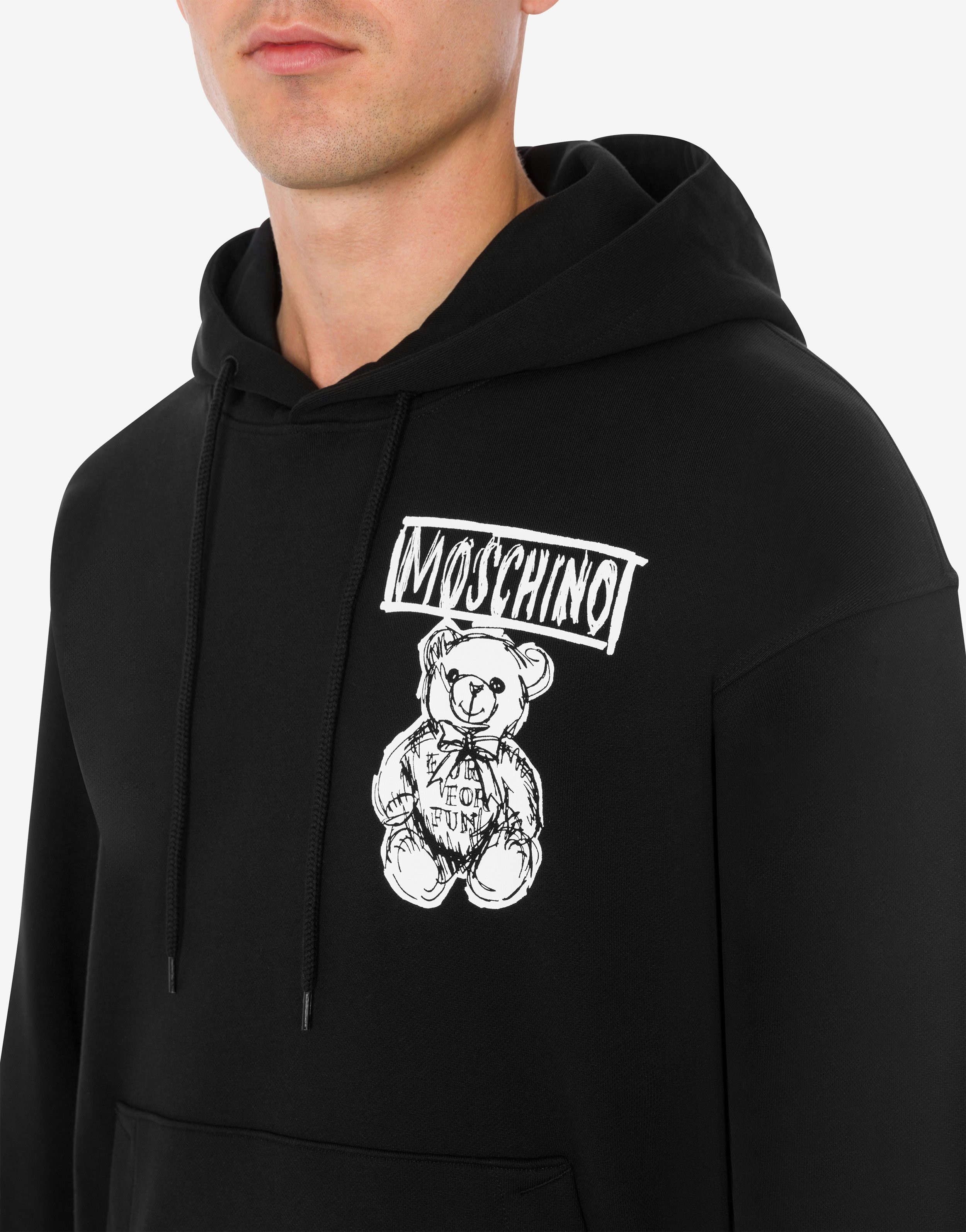 DRAWN TEDDY BEAR HOODIE - 4