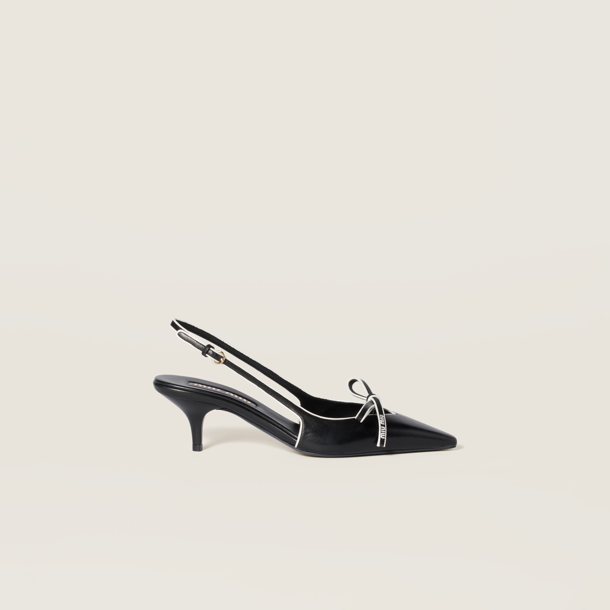 Nappa leather slingback pumps - 2