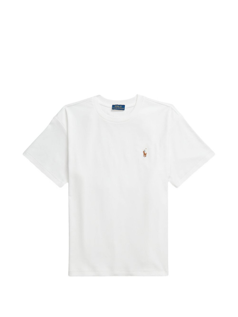 logo-embroidered T-shirt 1