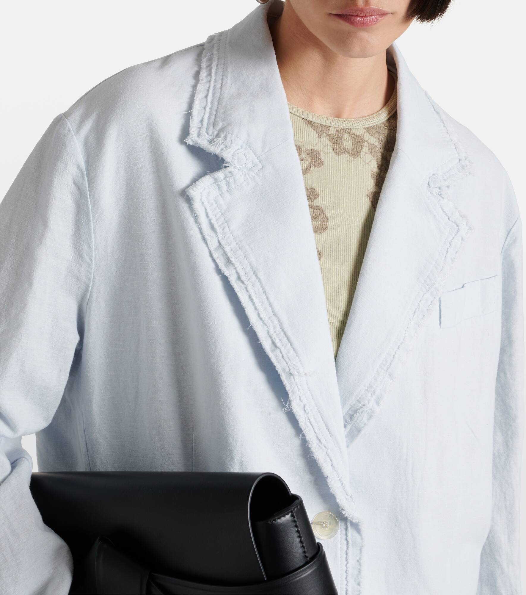 Cotton and linen blazer - 4
