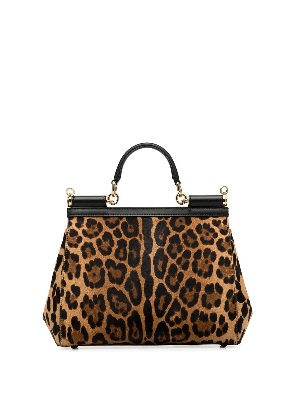 medium Sicily leopard-print tote - 3