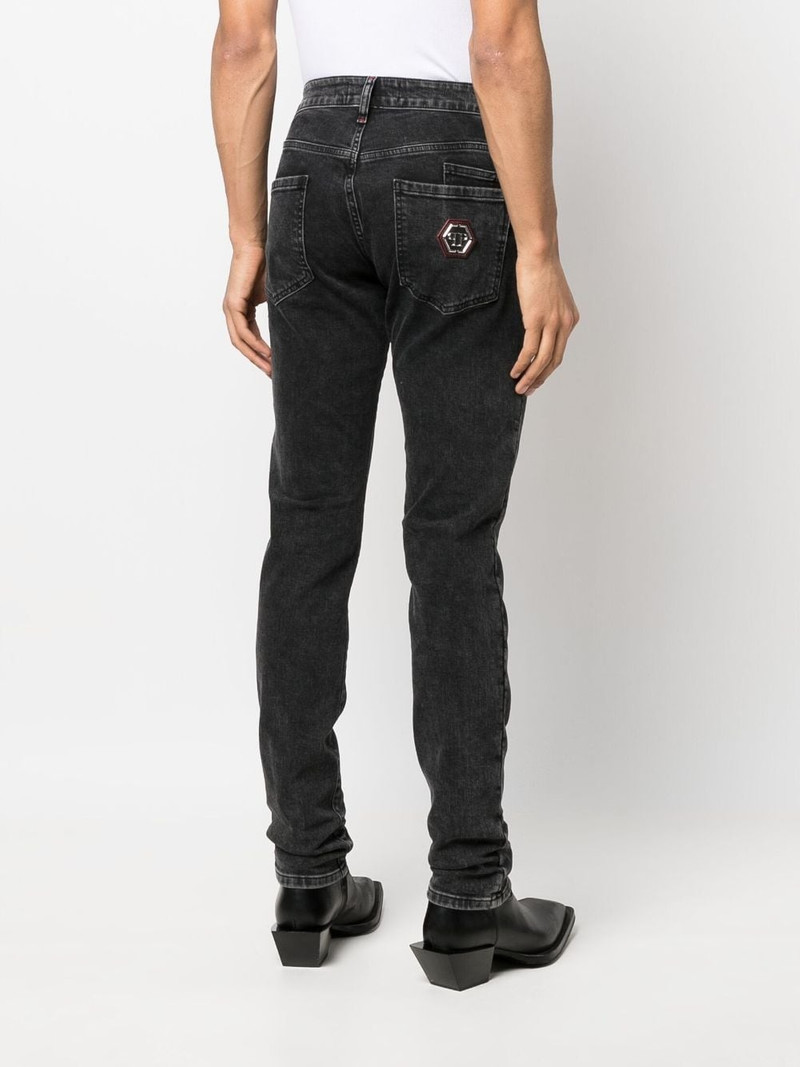 Iconic Plein straight-leg jeans 4